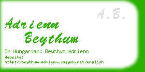 adrienn beythum business card